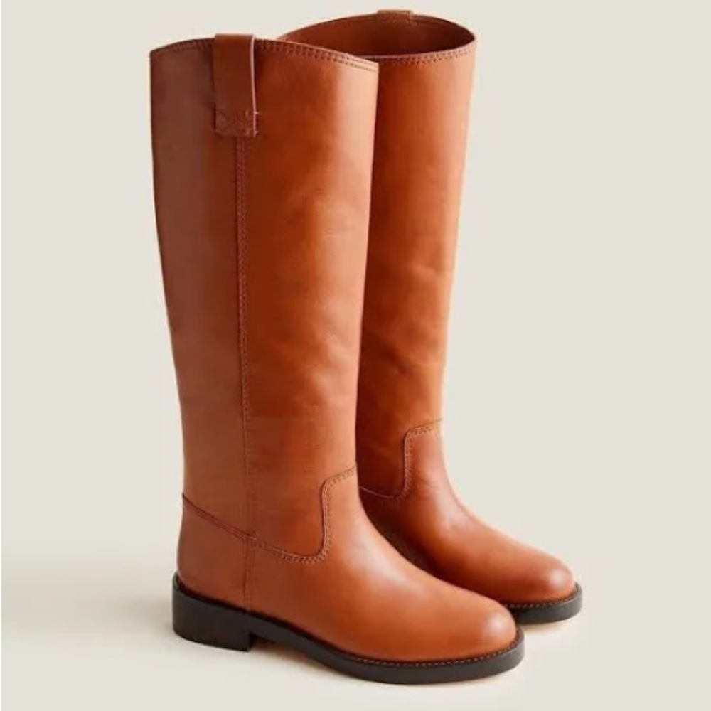 J.Crew Knee-High Leather Riding Boots
